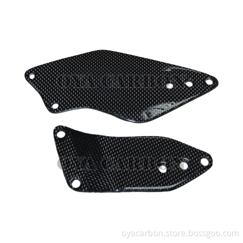 Carbon Fiber Heel Plates for Motorcycle Kawasaki ZX10R 08-09